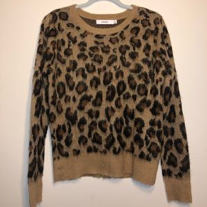 Cheetah print just fab sweater